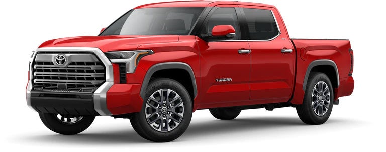 2022 Toyota Tundra Limited in Supersonic Red | Midwest Toyota in Hutchinson KS