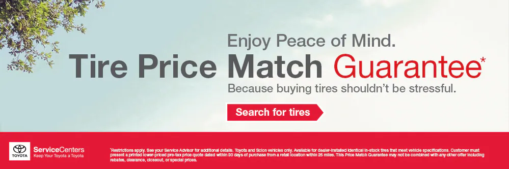 Tire Match | Midwest Toyota in Hutchinson KS