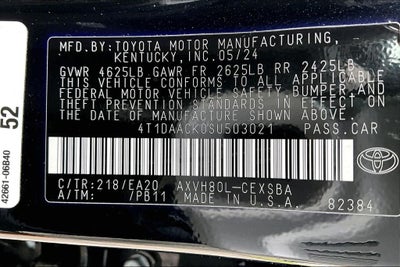 2025 Toyota Camry SE