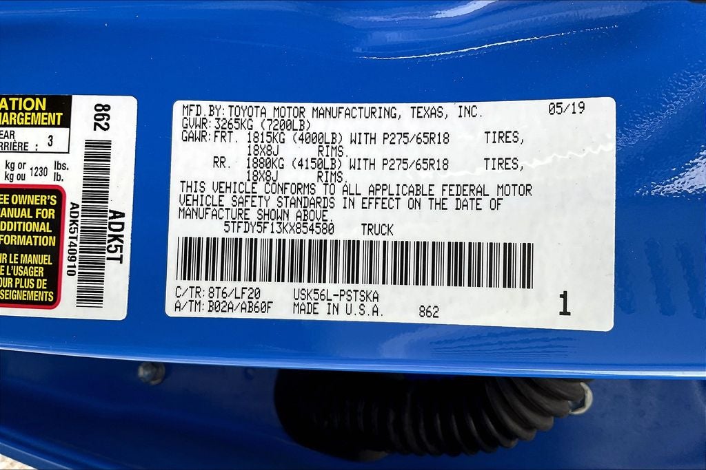 2019 Toyota Tundra TRD Pro