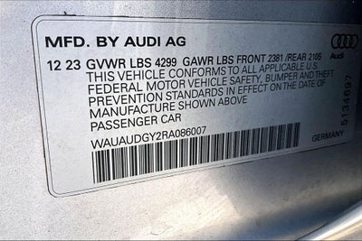 2024 Audi A3 40 Premium FrontTrak