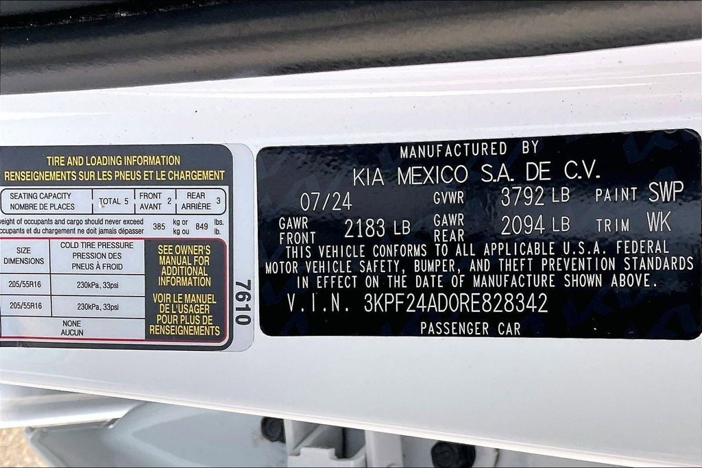2024 Kia Forte LXS
