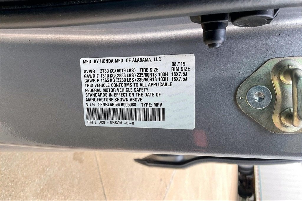 2020 Honda Odyssey EX