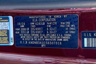 2025 Kia Carnival LXS
