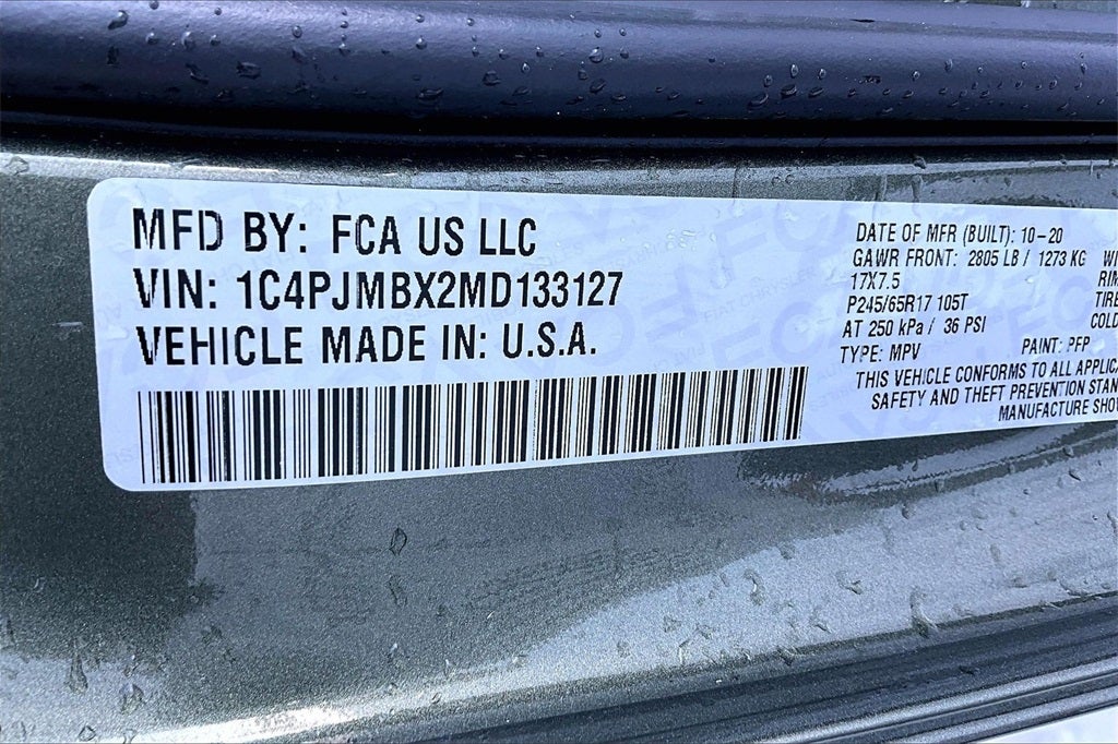 2021 Jeep Cherokee Trailhawk