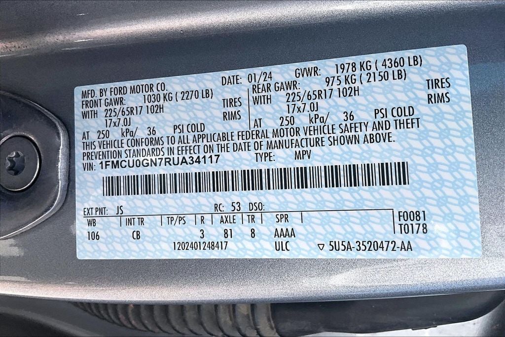 2024 Ford Escape Active