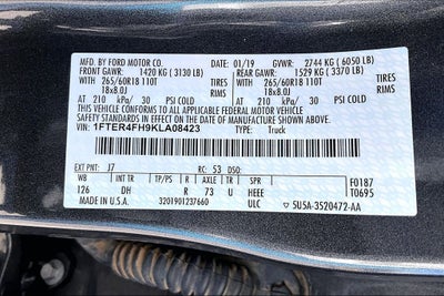 2019 Ford Ranger Lariat