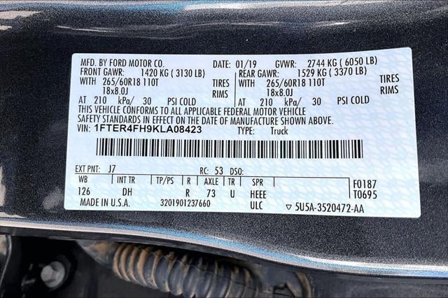 2019 Ford Ranger Lariat