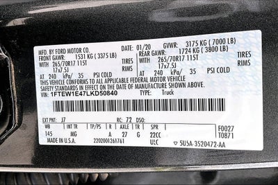 2020 Ford F-150 XLT