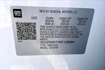 2024 Chevrolet Malibu LT 1LT
