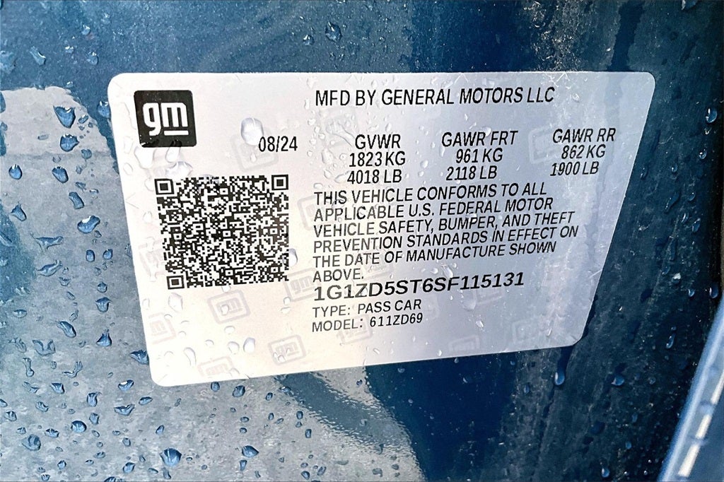 2025 Chevrolet Malibu LT 1LT