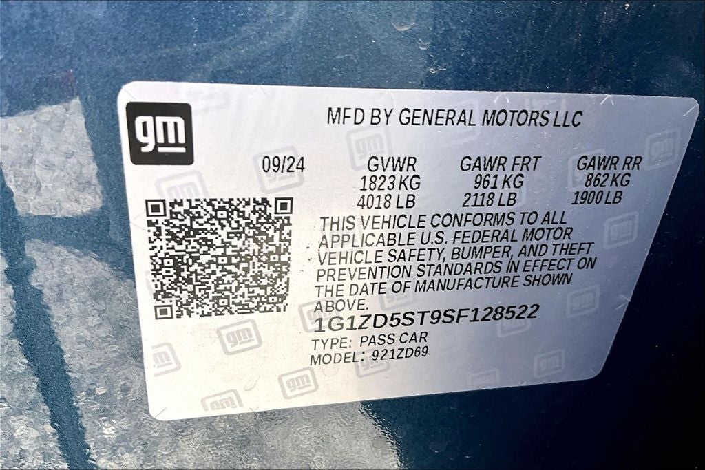 2025 Chevrolet Malibu LT 1LT
