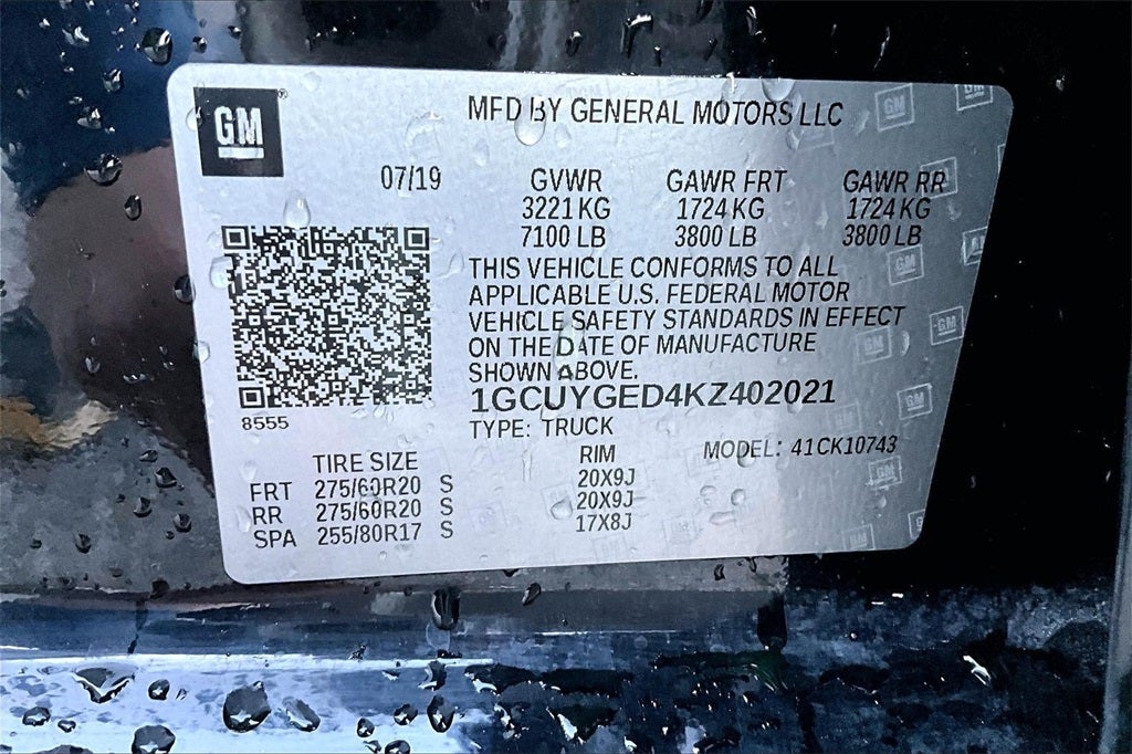 2019 Chevrolet Silverado 1500 LTZ