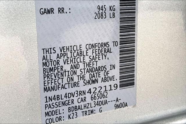 2024 Nissan Altima 2.5 SV