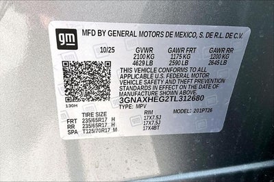 2026 Chevrolet Equinox LT