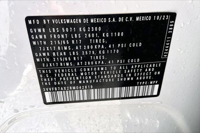 2024 Volkswagen Tiguan 2.0T S