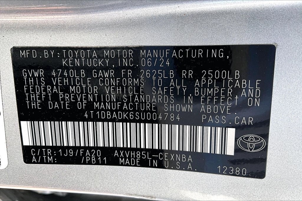 2025 Toyota Camry LE