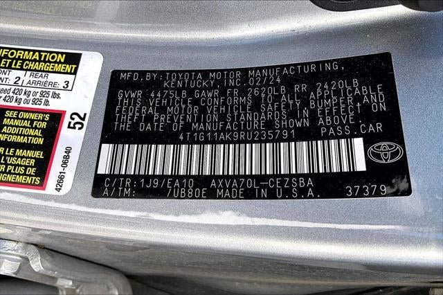 2024 Toyota Camry SE