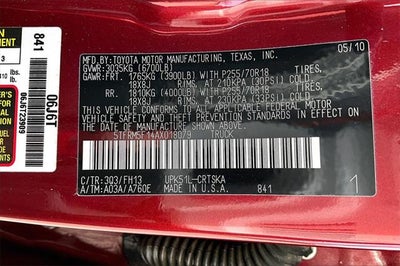 2010 Toyota Tundra Grade 4.6L V8