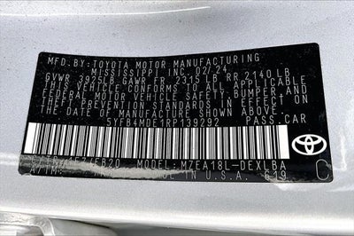 2024 Toyota Corolla LE