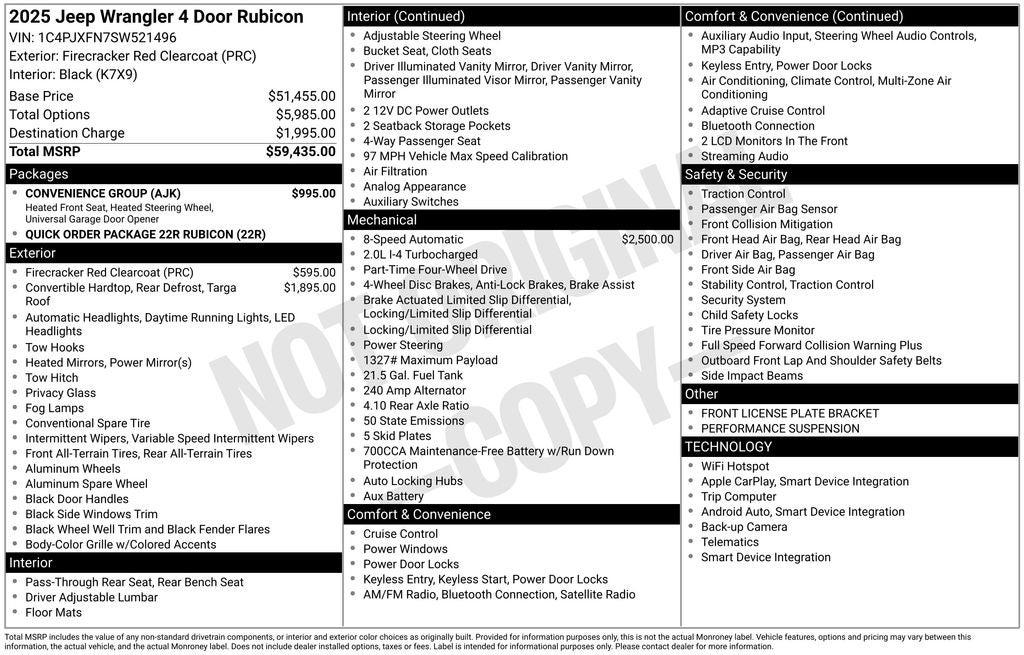 2025 Jeep Wrangler Rubicon