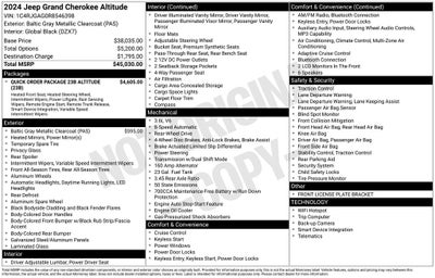2024 Jeep Grand Cherokee Altitude 4x2
