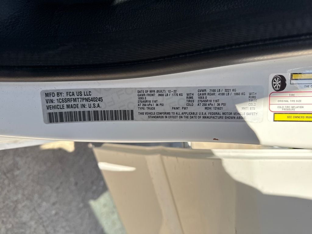 2023 RAM 1500 Big Horn Crew Cab 4x4 6'4' Box