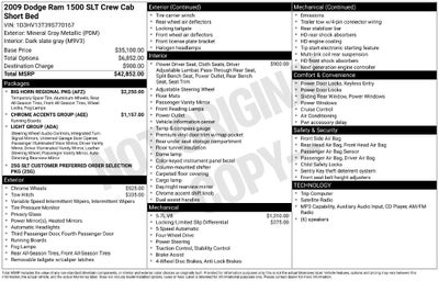 2009 Dodge Ram 1500 SLT