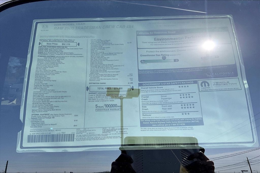 2025 RAM 2500 Tradesman