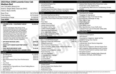 2023 RAM 2500 Laramie Crew Cab 4x4 6'4' Box