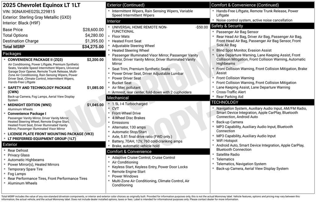 2025 Chevrolet Equinox FWD LT