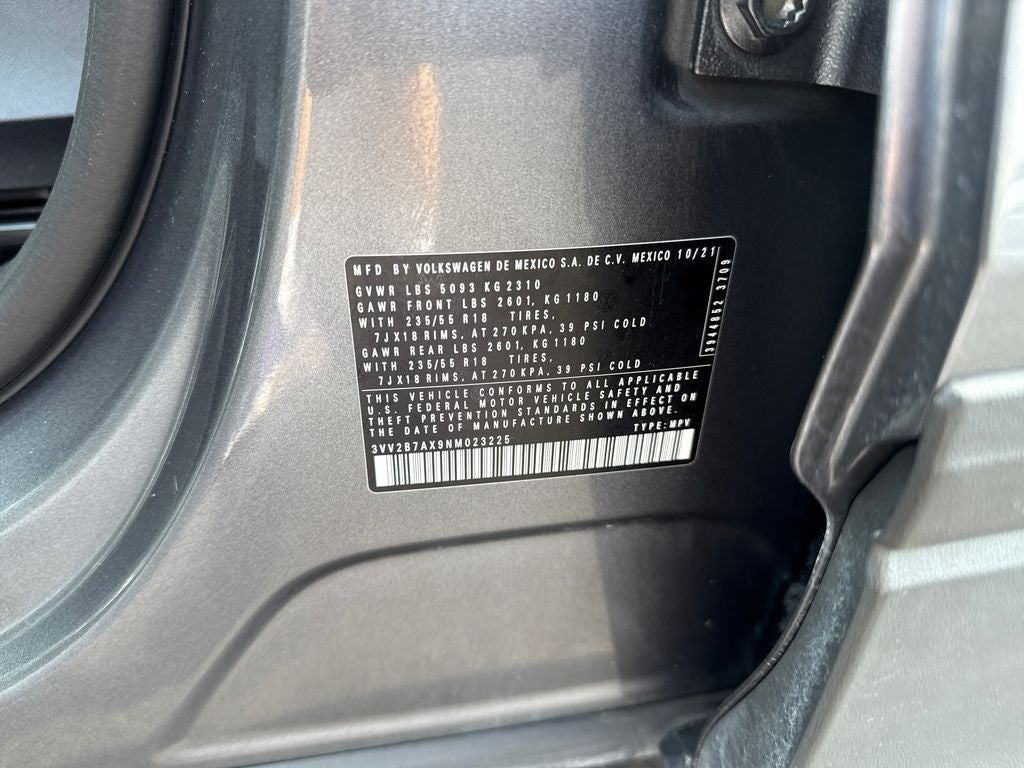 2022 Volkswagen Tiguan 2.0T SE