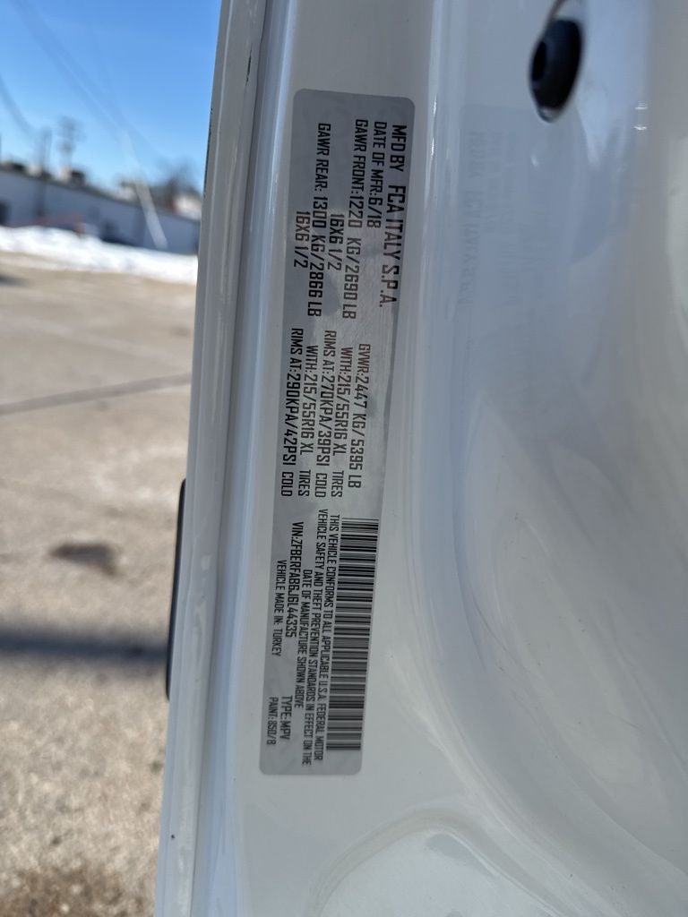 2018 RAM ProMaster City Tradesman Cargo Van