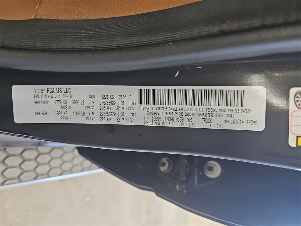 2019 RAM 1500 Laramie