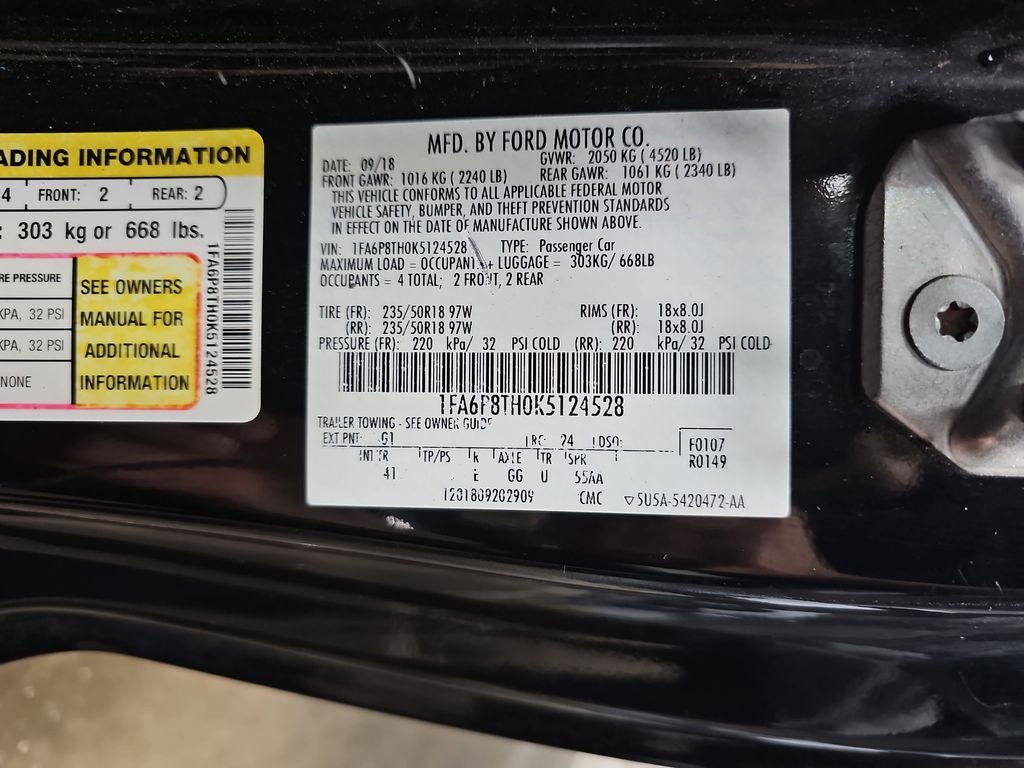 2019 Ford Mustang EcoBoost Premium