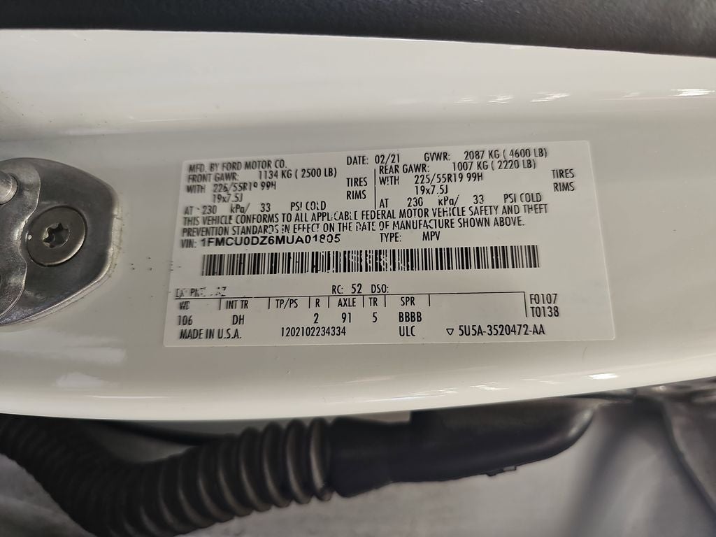 2021 Ford Escape Hybrid Titanium