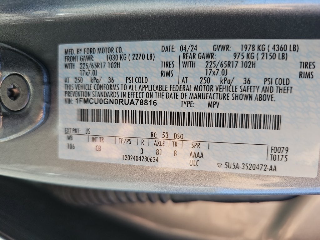 2024 Ford Escape Active