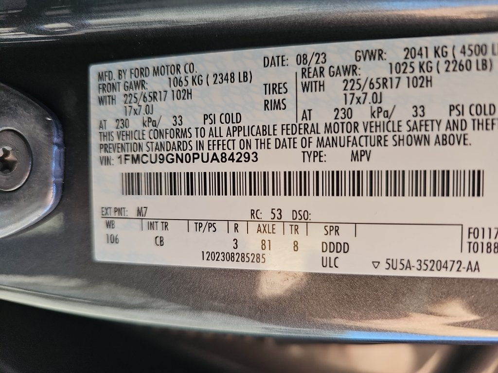 2023 Ford Escape Active