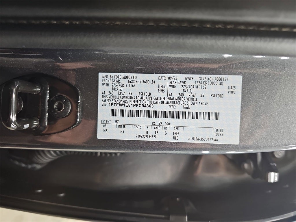 2023 Ford F-150 Tremor