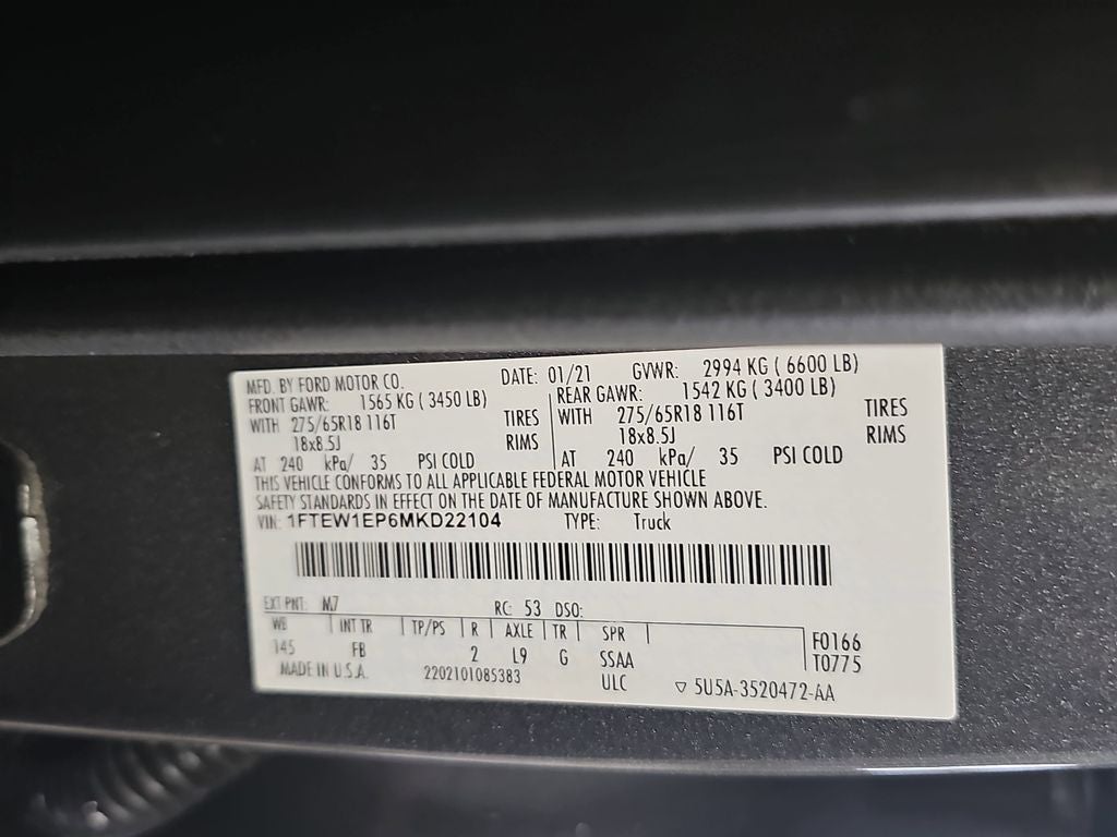 2021 Ford F-150 XLT