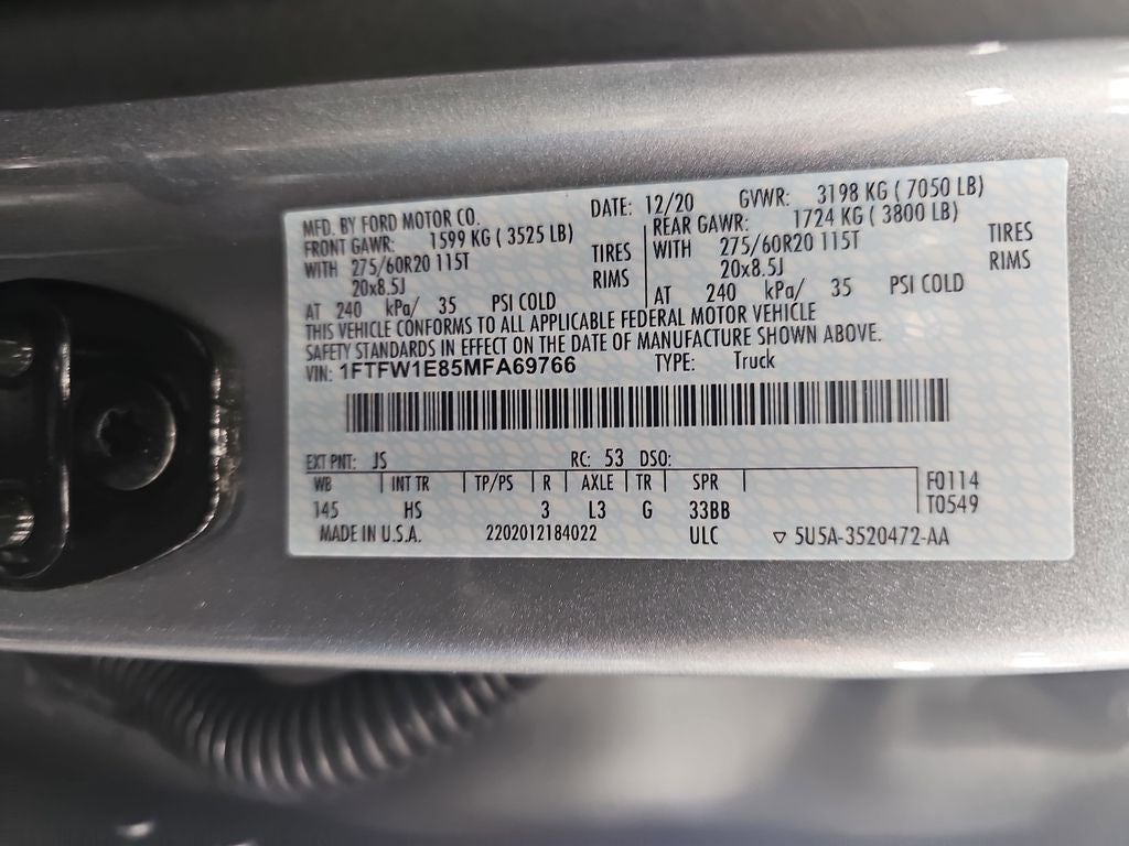 2021 Ford F-150 Lariat