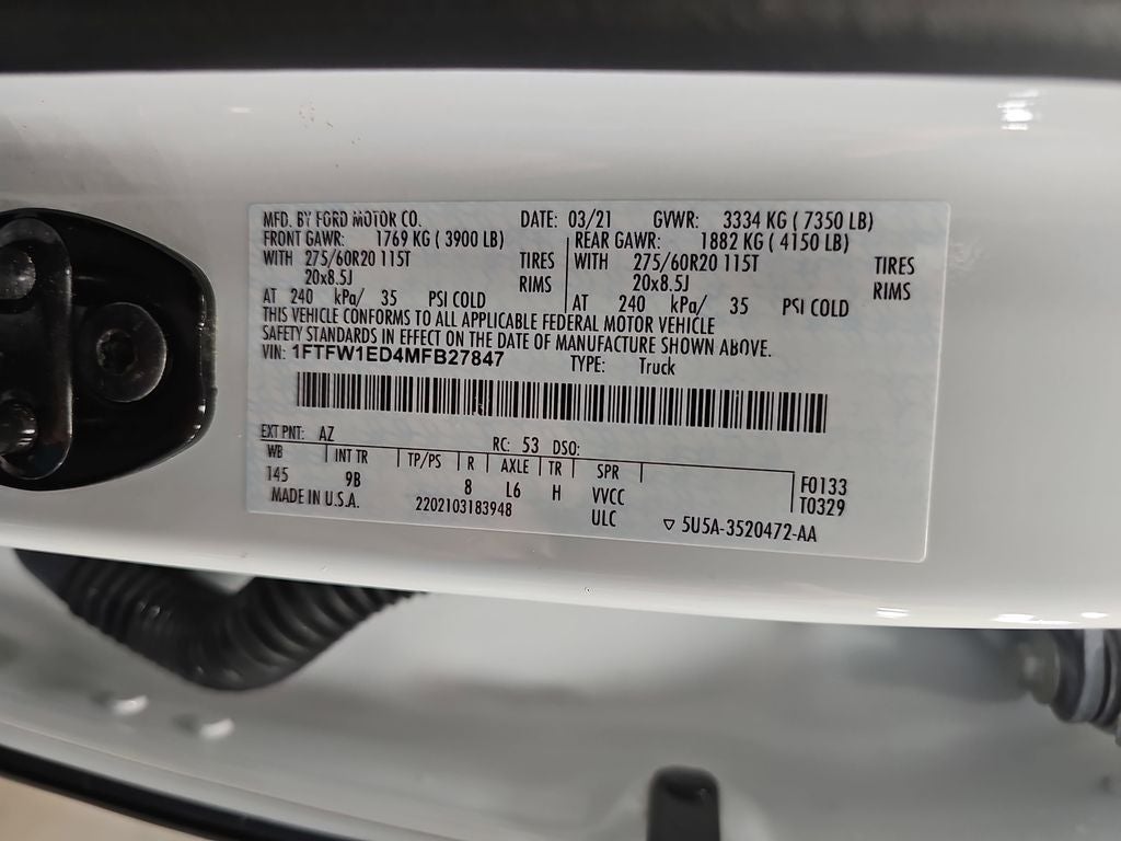 2021 Ford F-150 Platinum