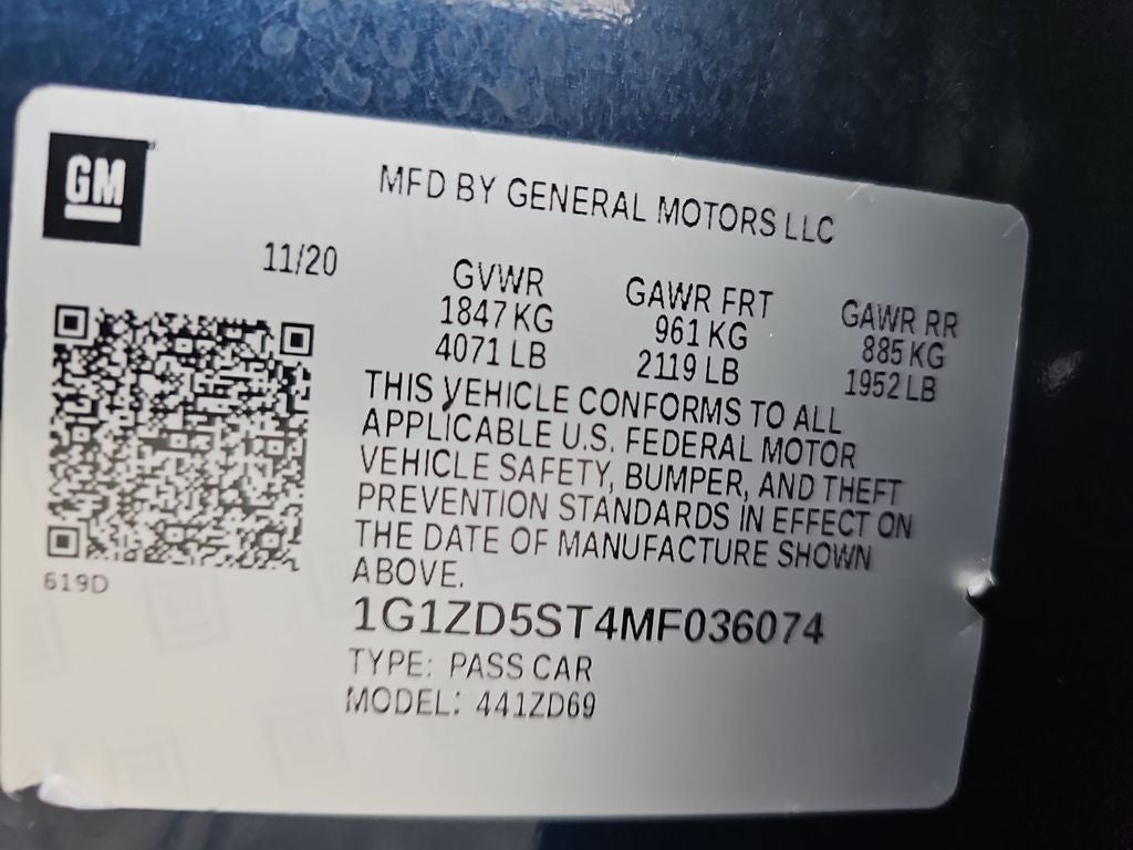 2021 Chevrolet Malibu LT
