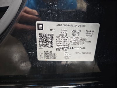 2018 Chevrolet Silverado 2500HD LTZ