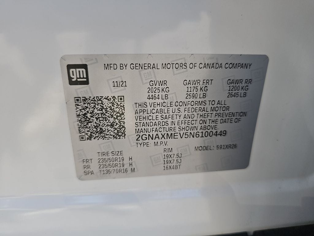 2022 Chevrolet Equinox RS