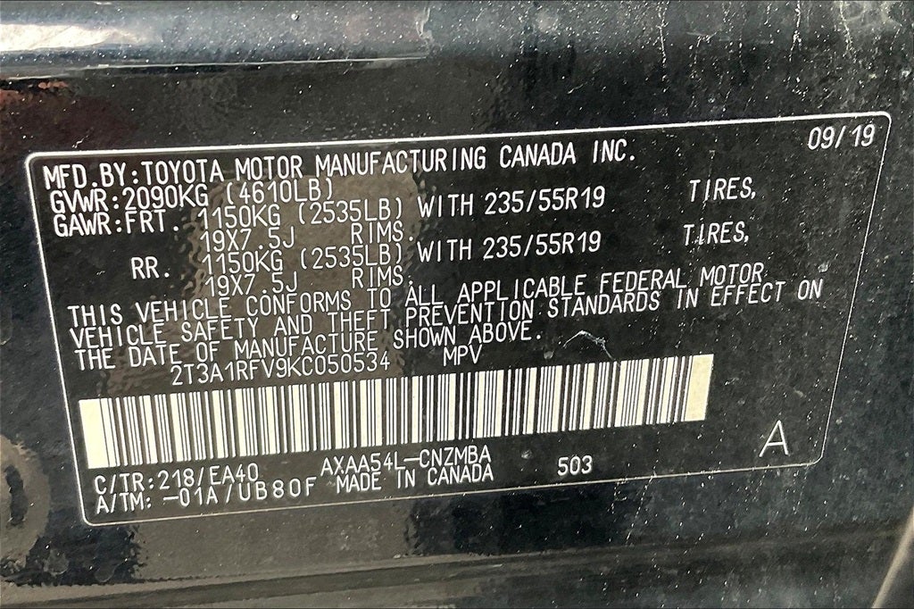 2019 Toyota RAV4 XLE Premium