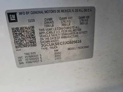 2018 Chevrolet Silverado 1500 LTZ 2LZ