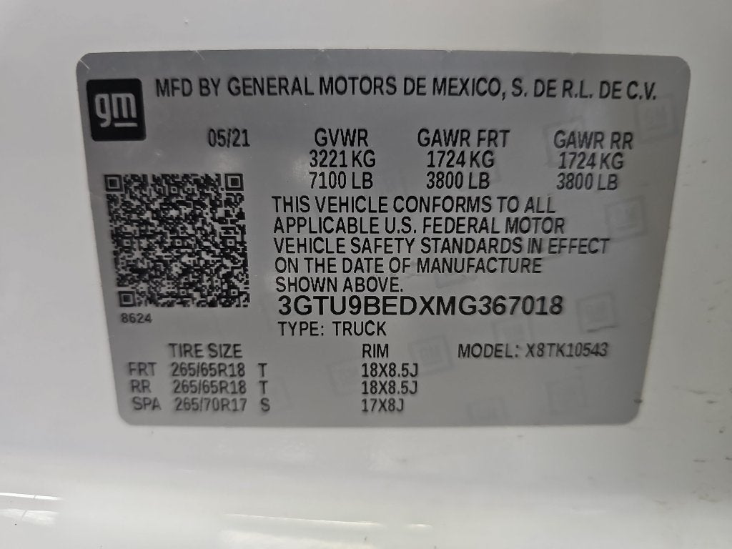 2021 GMC Sierra 1500 SLE