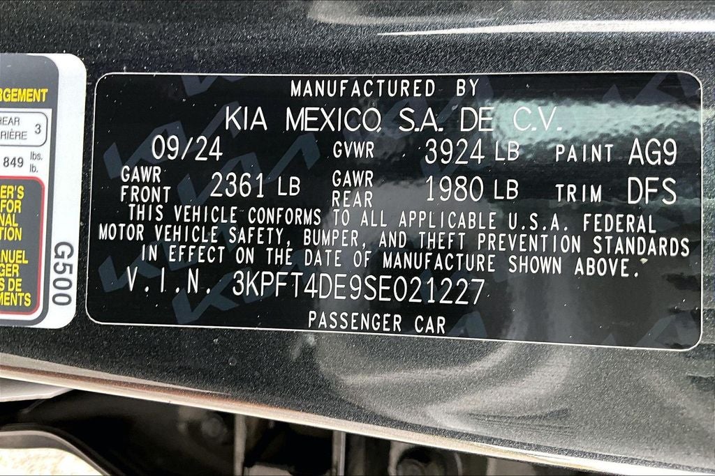 2025 Kia K4 LXS