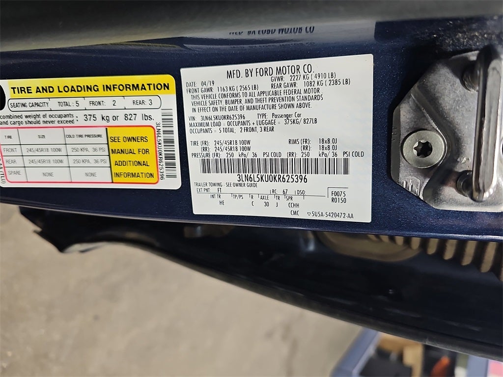 2019 Lincoln MKZ Hybrid